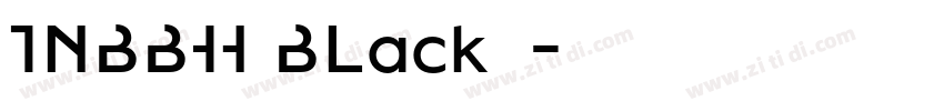 JNBBH BLack字体字体转换